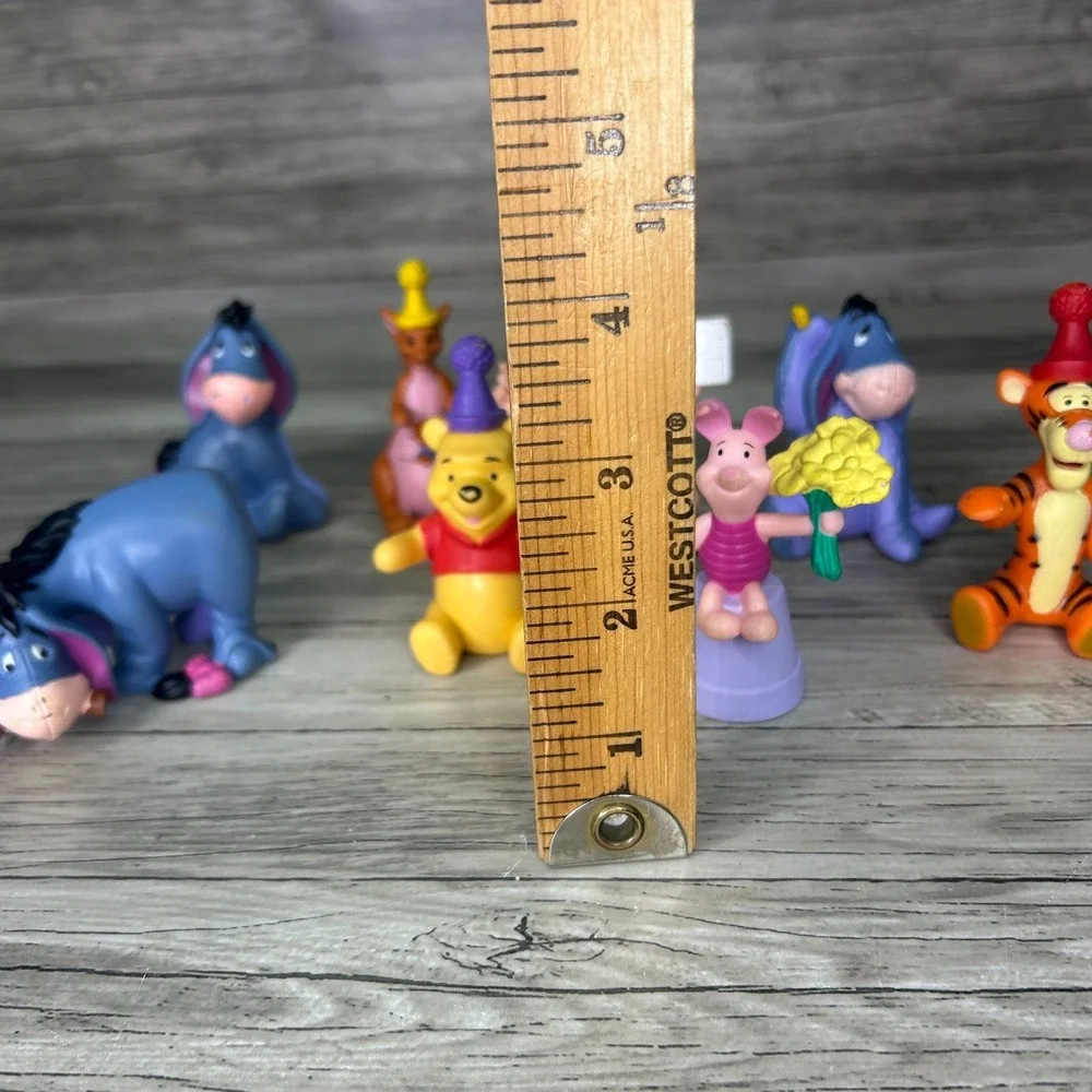 Winnie The Pooh Figures Lot Friends Cake Topper‎ Pooh Tigger Eeyore Christopher